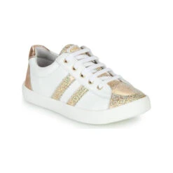 Baskets Basses Or Blanc Maplue