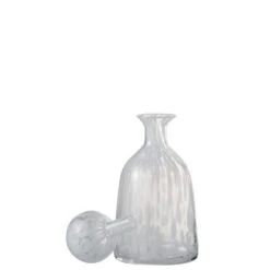 Carafe Bouteille En Verre Transparent Avec Tache Blanche