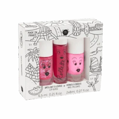 Coffret 2 Vernis + Brillant à Lèvres - NAILMATIC - HORIZON BIEN ETRE
