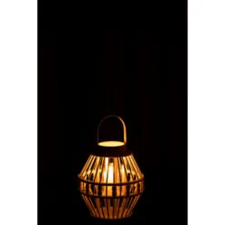 Lanterne Perle En Bambou Blanc -Bijou-Beauté Magasin lanterne perle en bambou blanc 2