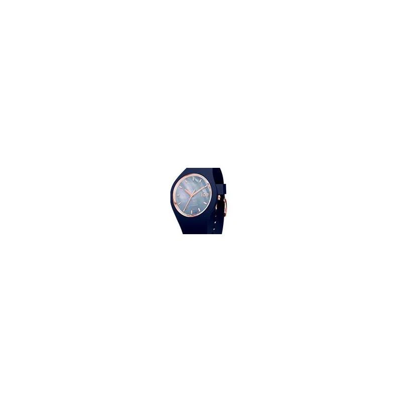 Montre Femme ICE WATCH, ICE Pearl Bleu Marine Et Effet Nacre Taille S