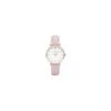 Montre Femme Minuit Rosée Bracelet Cuir Rose Fond Blanc Cluse -Bijou-Beauté Magasin montre femme minuit rosee bracelet cuir rose fond blanc cluse