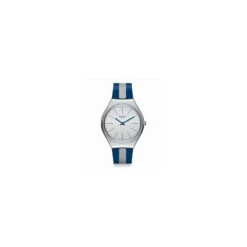Montre Swatch Skin Blanche Et Bleue Spring