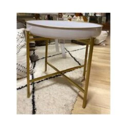 Plateau Berbère Fer émaillé -Bijou-Beauté Magasin plateau berbere fer emaille 2