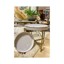 Plateau Berbère Fer émaillé -Bijou-Beauté Magasin plateau berbere fer emaille 3