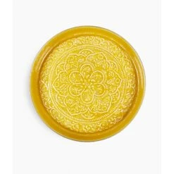 Plateau Berbère Fer émaillé -Bijou-Beauté Magasin plateau berbere fer emaille 5