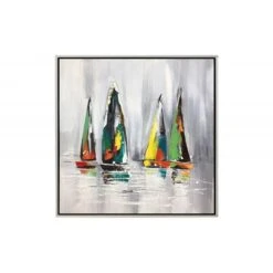 Tableau Voiliers Multicolores